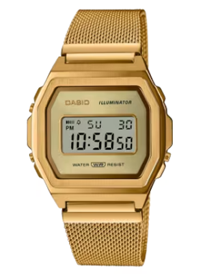 Gold Casio Watch - A1000MG-9VT