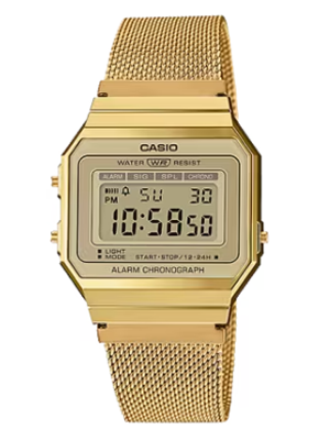 Gold Casio Watch - A700WMG-9AVT