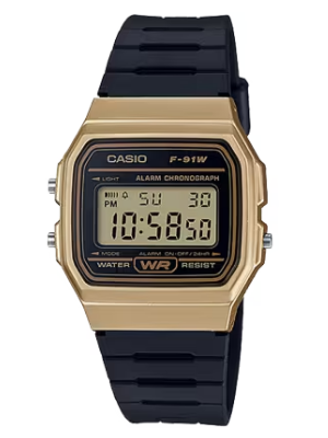 Gold Casio Watch - F91WM-9A
