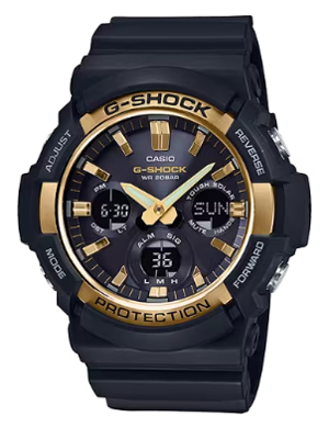 Gold G-Shock Watch - GAS100G-1A