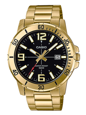 Gold Casio Watch - MTPVD01G-1BV