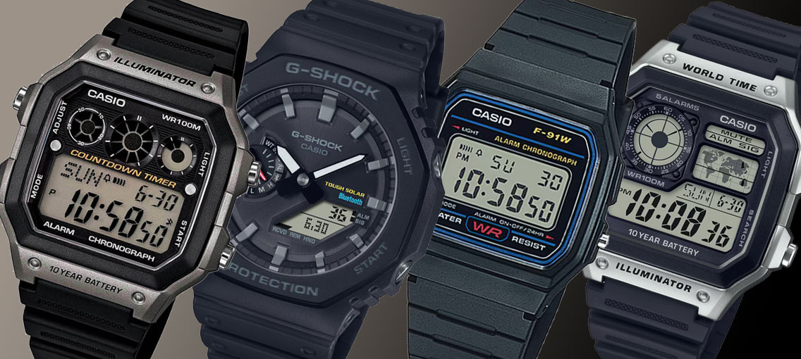 Custom Casio Royale Sharingan Mod AE1200 Modded Casio Watch